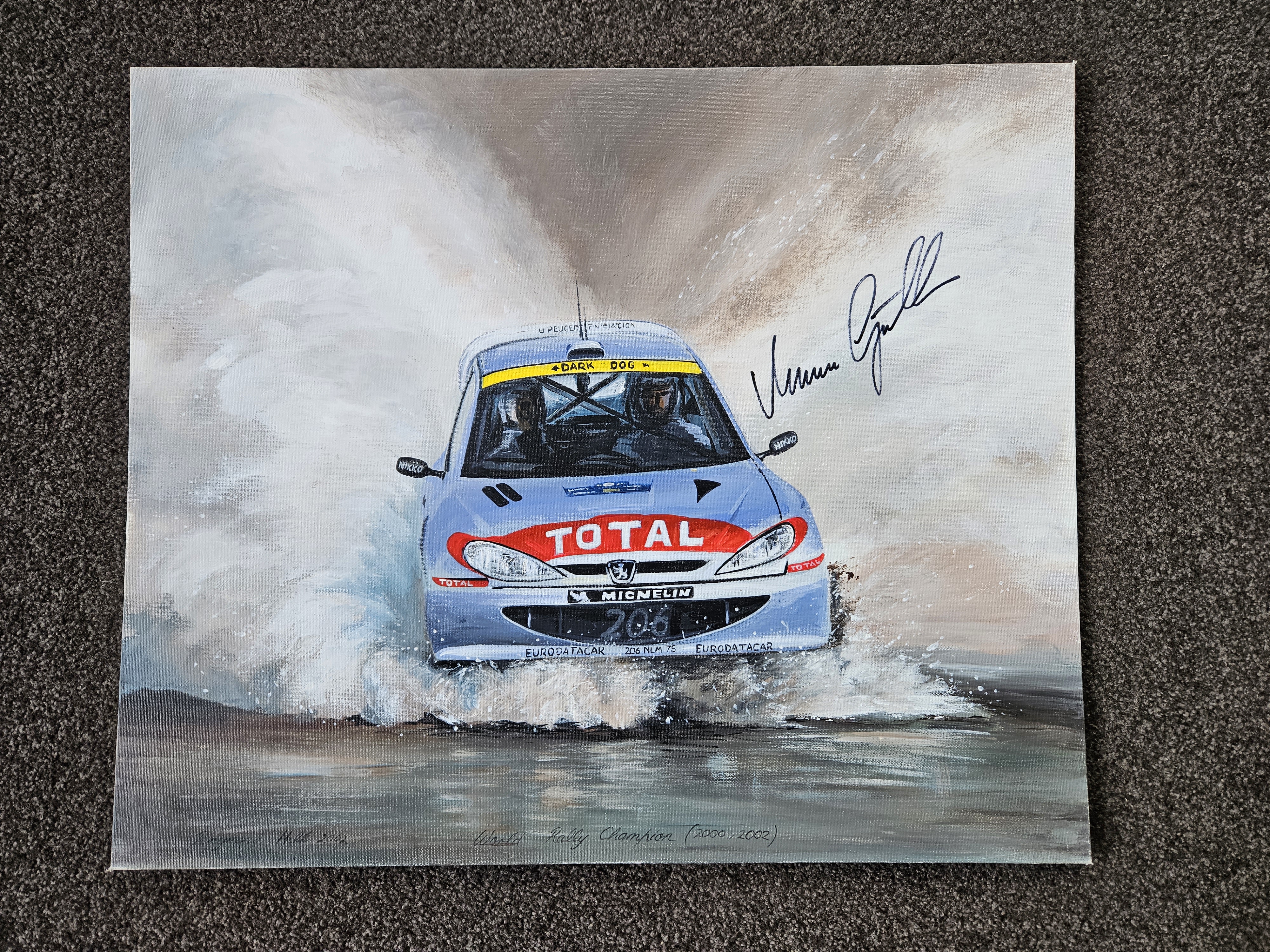 Signed by Marcus Grönholm