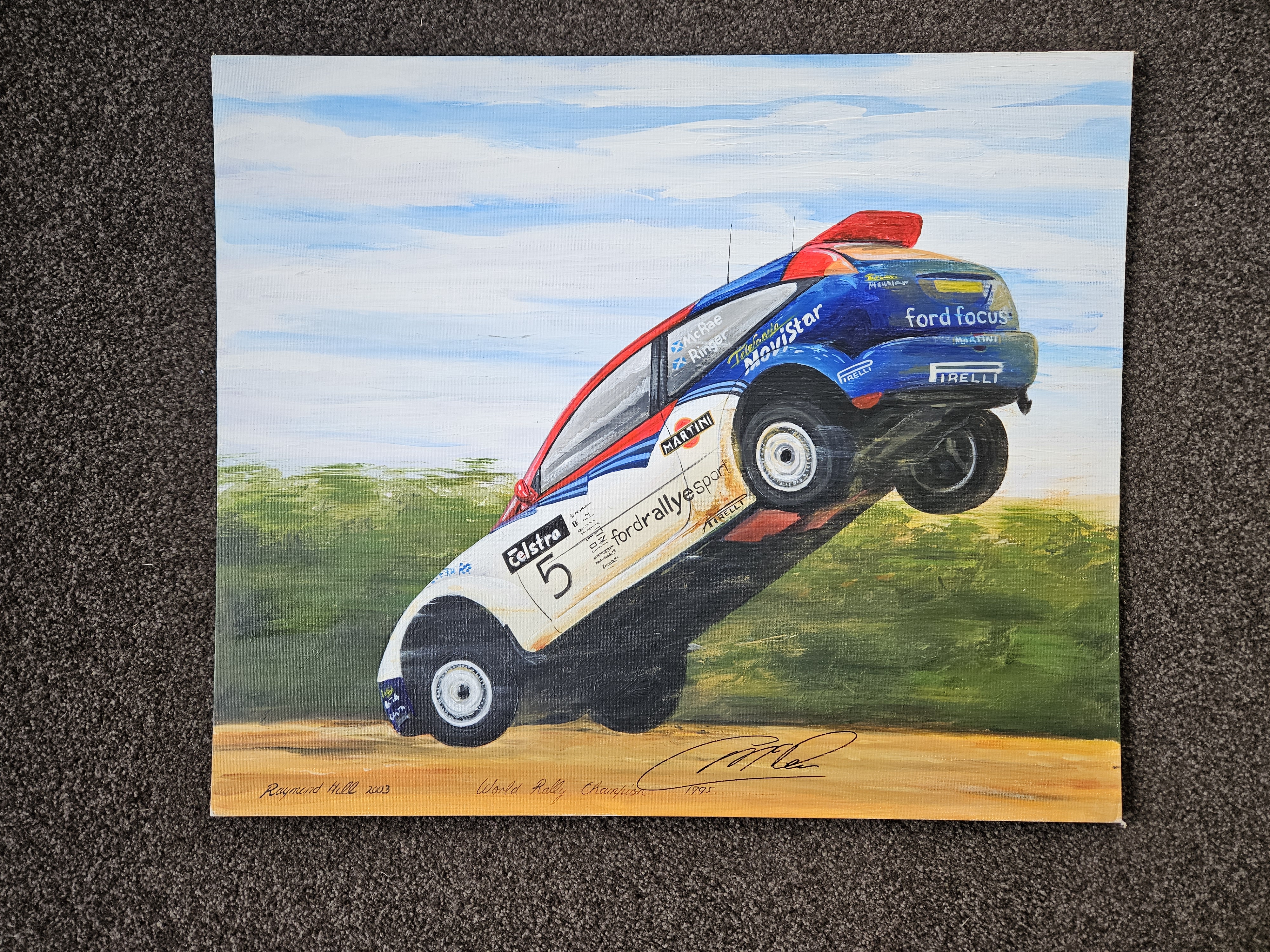 Signed by Colin McRae