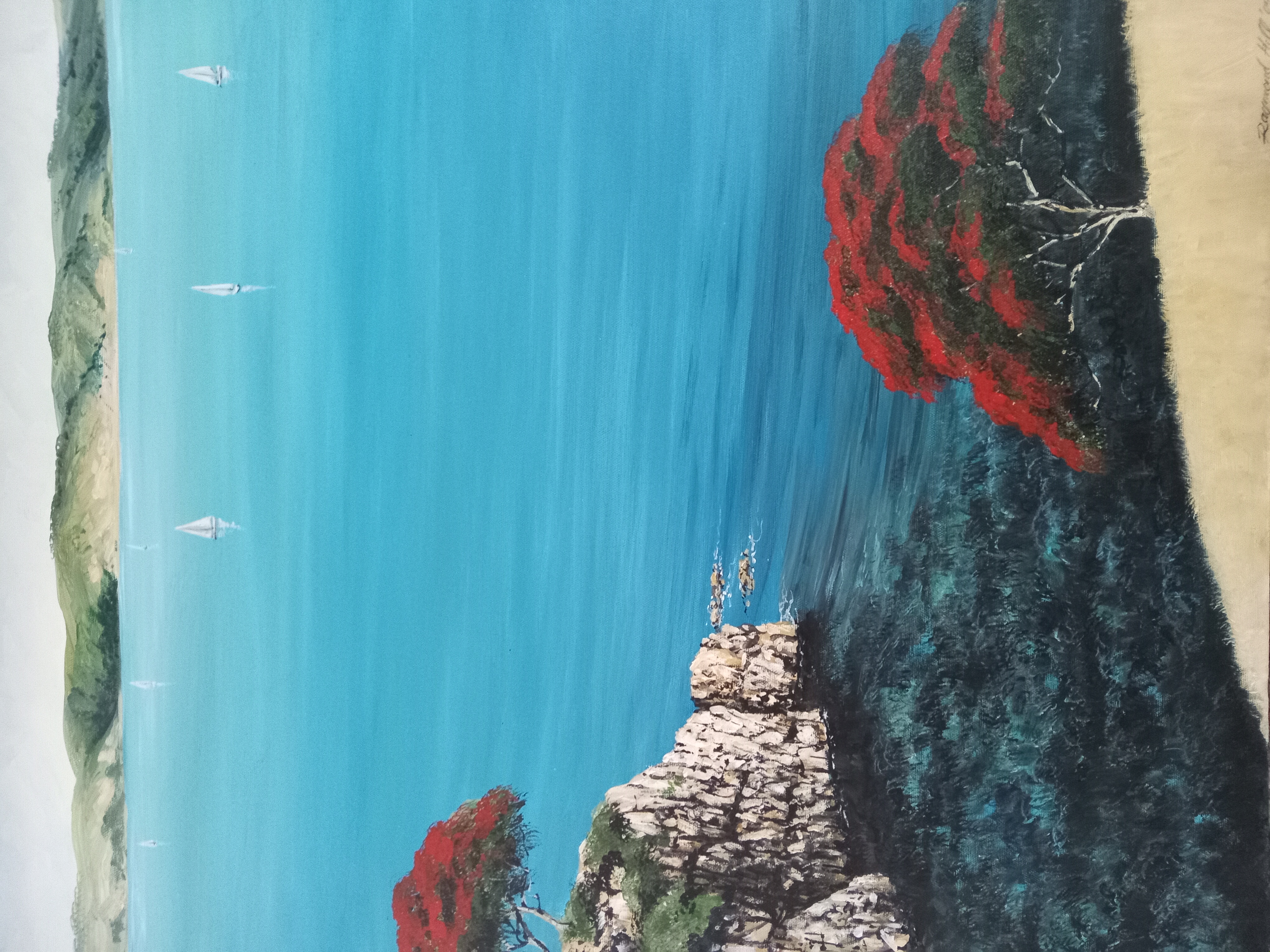 Pohutukawa on the edge