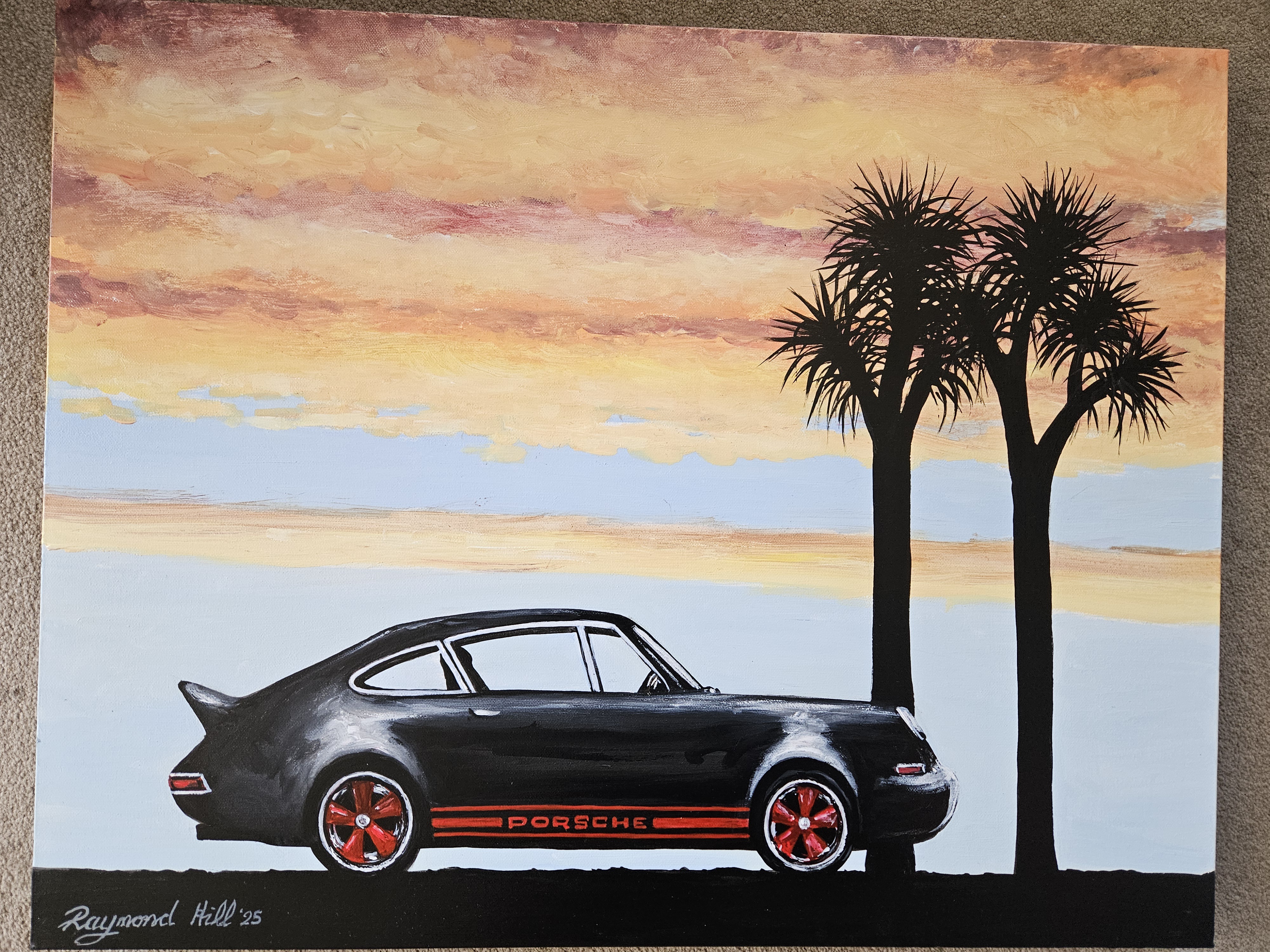 Sunset Porsche 